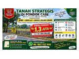 Jual TANAH STRATEGIS SHM ±844 m2 di PONDOK CABE PAMULANG - Tangerang Selatan